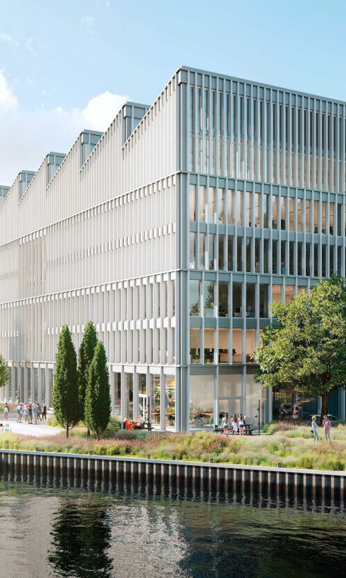 Blick auf den Standort Berlin im Shed